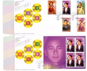 2005香港邮政-陈百强-两款信封
